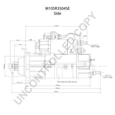 Motor de arranco 10R0395 Caterpillar