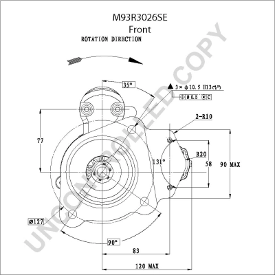 M93R3026SE Prestolite Motor de arranco