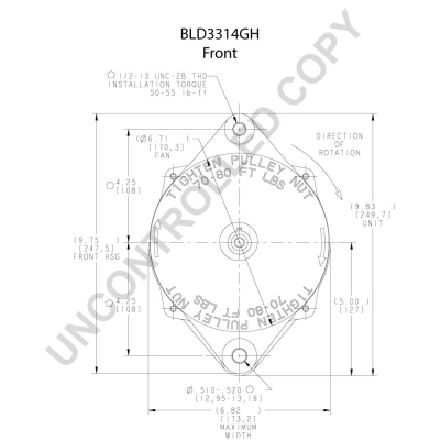 Gerador Prestolite BLD3314GH preço, a partir de 979,48 USD