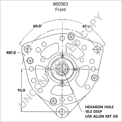 Gerador A010154000287 Mercedes