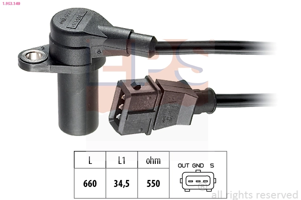 Sensor de posição (de revoluções) de cambota NGK 81347 preço, a partir de 37,02 USD