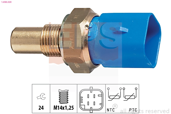 Sensor de temperatura do fluido de esfriamento Ferrari 9625027280 preço, a partir de 13,02 USD