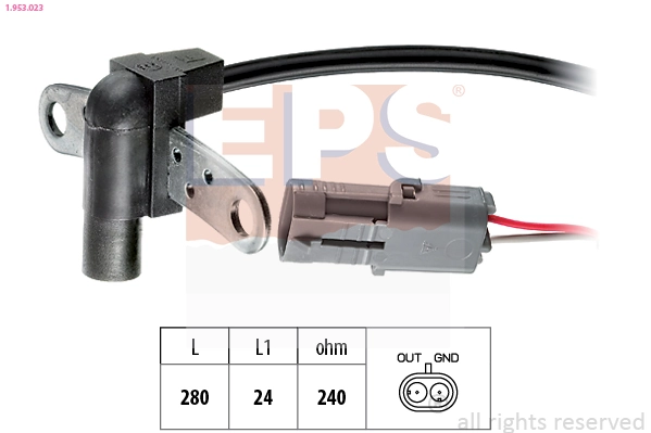 Sensor de posição (de revoluções) de cambota ERA Benelux 550023A