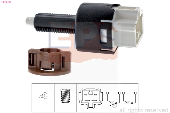 Sensor de ativação do sinal de parada Chrysler 8614A183 preço, a partir de 10,32 USD