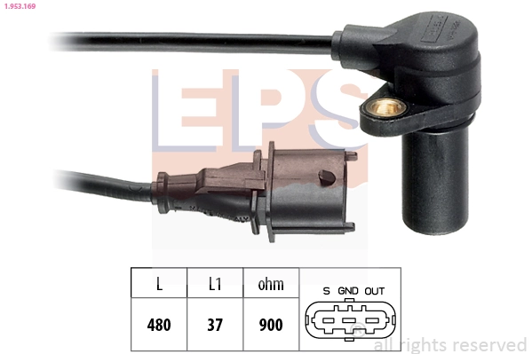 Sensor de posição (de revoluções) de cambota 03090C0231N Mahindra