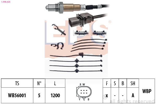 55276332 Fiat/Alfa/Lancia Sonda lambda, sensor de oxigênio até o catalisador