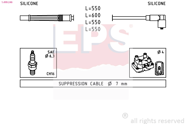 Compre Fios de alta voltagem, kit Renault Clio 3