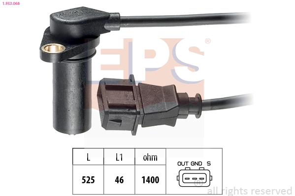 551093A ERA Benelux Sensor de posição (de revoluções) de cambota