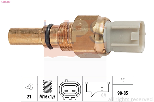 Sensor de temperatura do fluido de esfriamento (de ativação de ventilador do radiador) Sankei KR223