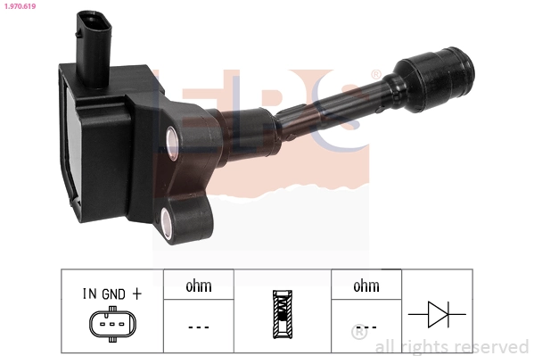 Bobina de ignição 880434A ERA Benelux