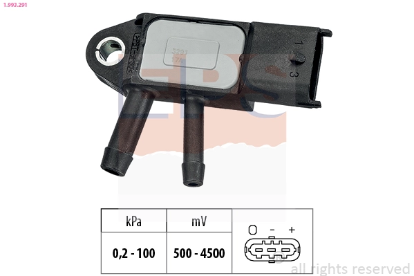 Compre 208150004R Nissan/Infiniti Sensor de pressão dos gases de escape