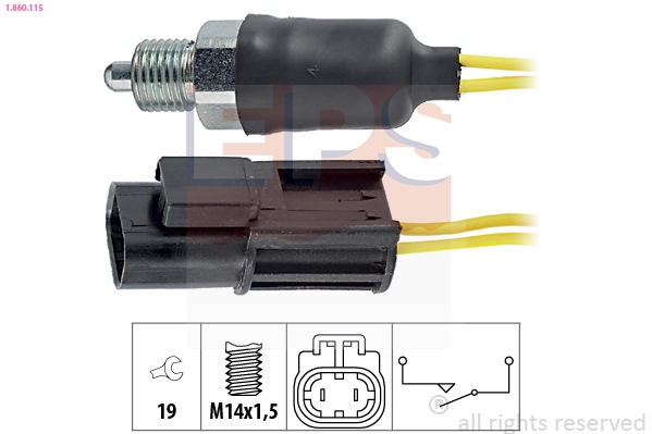 Compre Sensor de ativação das luzes de marcha à ré Nissan Patrol 