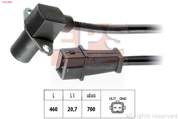 0007679221 Fiat/Alfa/Lancia Sensor de posição da árvore distribuidora