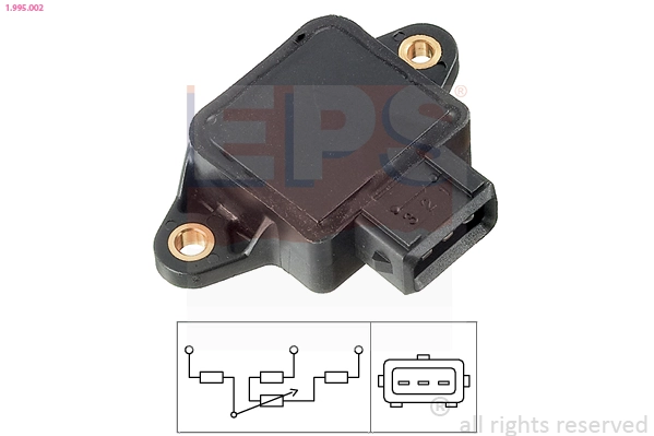 Sensor de posição da válvula de borboleta (potenciômetro) Volvo 3451671 preço, a partir de 9,95 USD