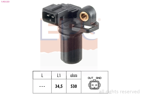 Compre 145531 EFI Sensor de posição (de revoluções) de cambota