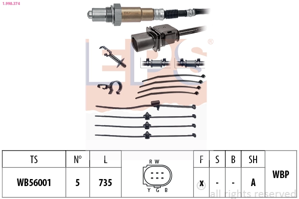 Sonda lambda, sensor de oxigênio até o catalisador Huco 135300 preço, a partir de 118,40 USD