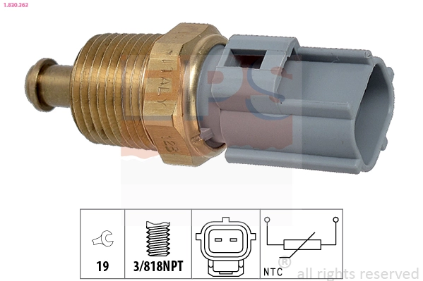 Compre Sensor de temperatura do fluido de esfriamento Ford Escort 6
