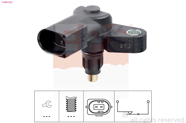  Sensor de ativação das luzes de marcha à ré Mercedes E sedan (W211) (2002 - 2008) 