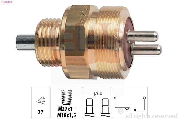 Sensor de ativação das luzes de marcha à ré ZF Parts 0501305308 preço, a partir de 20,43 USD