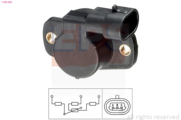 Compre RECCPM9122 CSV Electronic Parts Sensor de posição da válvula de borboleta (potenciômetro)
