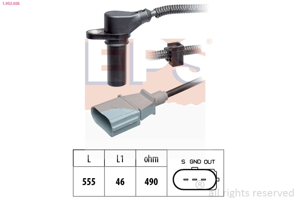 Compre 81163 NGK Sensor de posição (de revoluções) de cambota