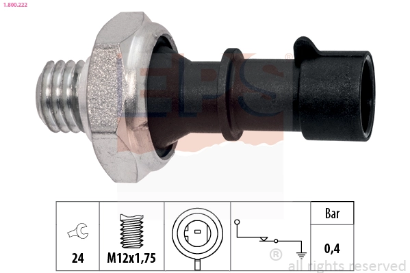 Sensor de pressão de óleo para Opel Corsa X15