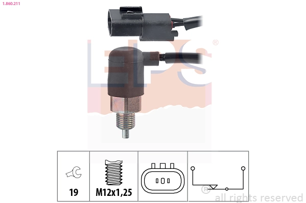  Sensor de ativação das luzes de marcha à ré Hyundai Atos hatchback (MX) (1998 - 2004) 
