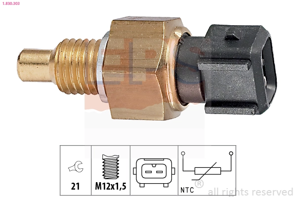 Sensor de temperatura do fluido de esfriamento ST249 Beru