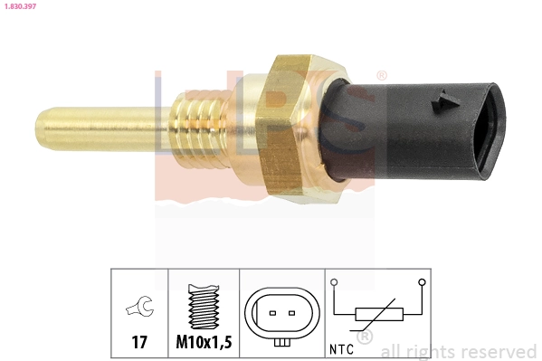 Sensor de temperatura do fluido de esfriamento para Land Rover Range Rover L551