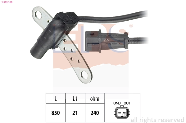 Sensor de posição (de revoluções) de cambota Volvo 30816491