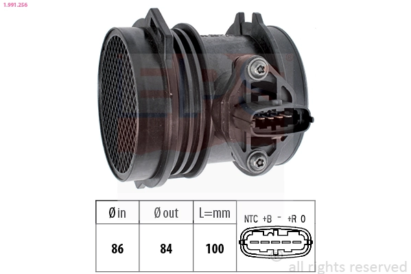Sensor de fluxo (consumo) de ar, medidor de consumo M.A.F. - (Mass Airflow) KIA Sorento I ao melhor preço