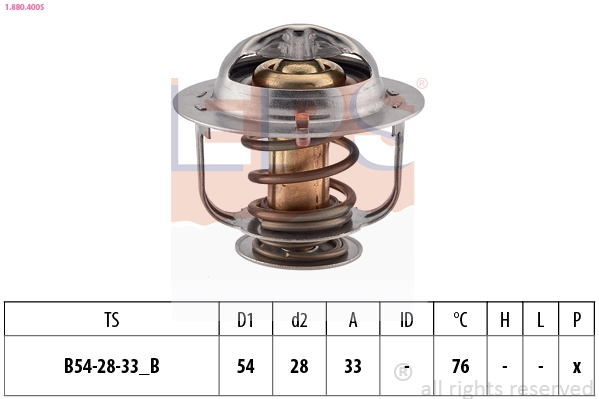 Termostato 2120093J00 Toyota