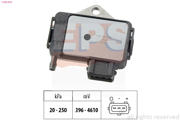 MHK100410 MG Sensor de pressão no coletor de admissão, MAP