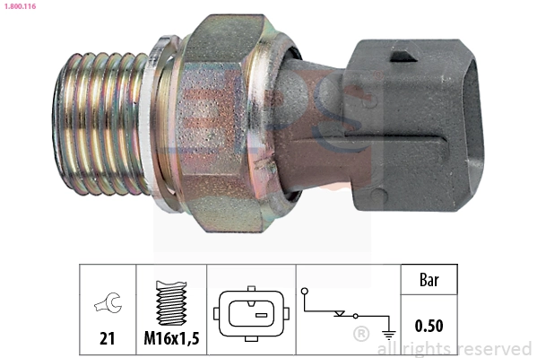1246 FAE Sensor de pressão de óleo