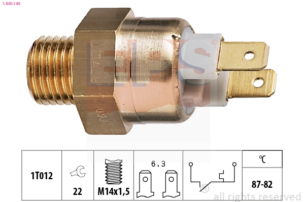 Sensor de temperatura do fluido de esfriamento (de ativação de ventilador do radiador) Volvo 32866410 preço, a partir de 12,49 USD