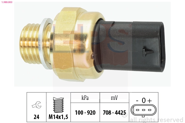 Sensor de pressão de óleo Fiat/Alfa/Lancia 55283219 preço, a partir de 32,44 USD