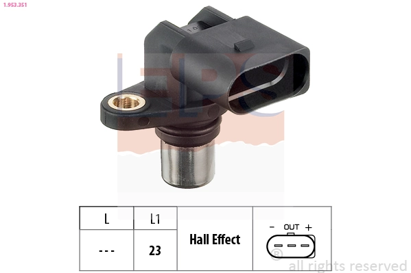 Sensor de posição da árvore distribuidora Volkswagen Golf III 1H1