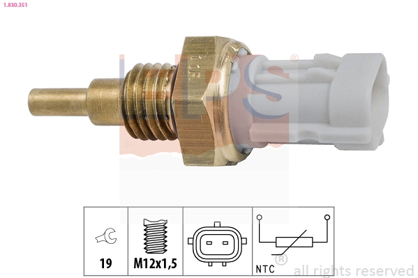 Sensor de temperatura do fluido de esfriamento para Subaru Outback B13, BP