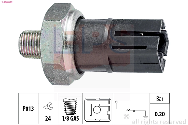 Sensor de pressão de óleo para Nissan Sunny III N14