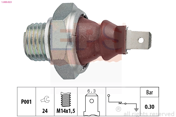  Sensor de pressão de óleo Renault 18 sedan (134) (1978 - 1986) 