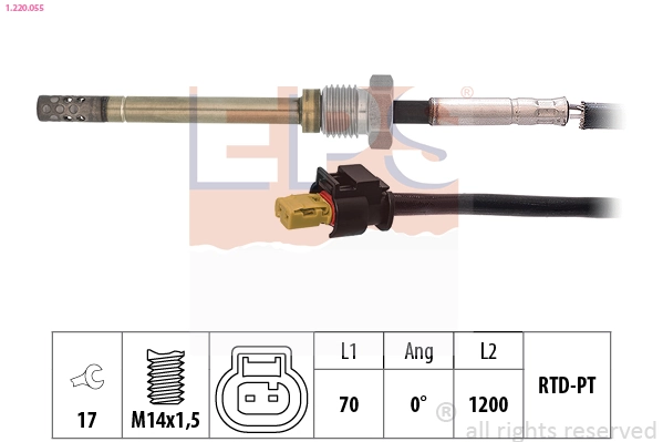 Sensor de temperatura dos gases de escape (GE), no catalisador Magneti Marelli STS0079 preço, a partir de 77,06 USD