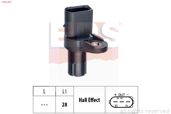 Compre Sensor de posição (de revoluções) de cambota BMW 3 