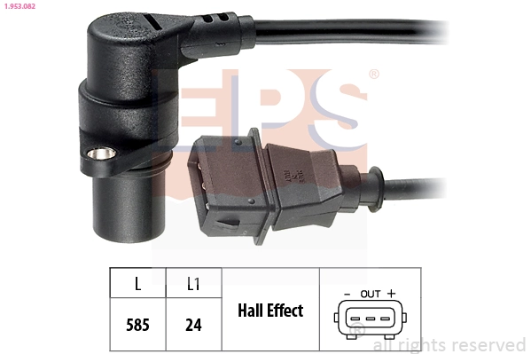 Sensor de posição (de revoluções) de cambota ERA Benelux 550108A preço, a partir de 44,30 USD