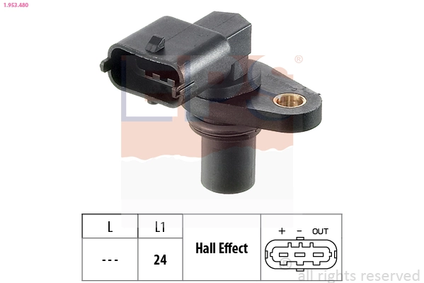 Sensor de posição da árvore distribuidora 55352609 VAG