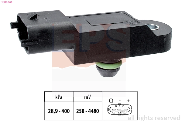 Sensor de pressão de supercompressão Fiat/Alfa/Lancia 6000616662