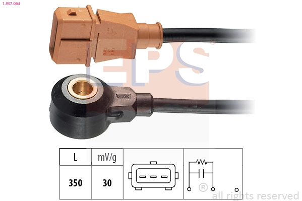  Sensor de detonação Volkswagen Transporter T4 ônibus (70B, 70C, 7DB, 7DK, 70J, 70K, 7DC, 7DJ) (1990 - 2004) T4