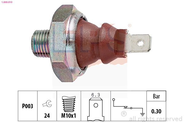 Sensor de pressão de óleo 21919081 VAG