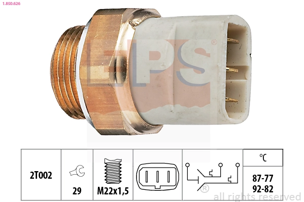 1341005 Opel Sensor de temperatura do fluido de esfriamento (de ativação de ventilador do radiador)