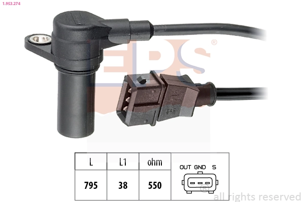 Compre 90357481 General Motors Sensor de posição (de revoluções) de cambota
