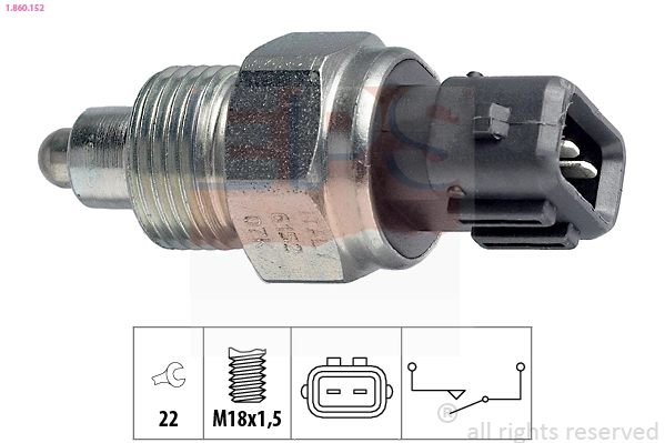 Sensor de ativação das luzes de marcha à ré para Volkswagen LT 281-363, 21A, 21B, 21D, 21E